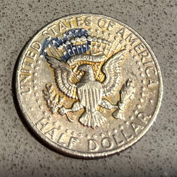 1918 Walking Liberty Half Dollar-1972 D & 1997 D Kennedy Head Half Dollars - Picture 8 of 8